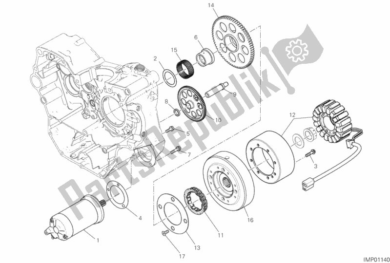 All parts for the Electric Starting And Ignition of the Ducati Scrambler Flat Track Thailand 803 2019